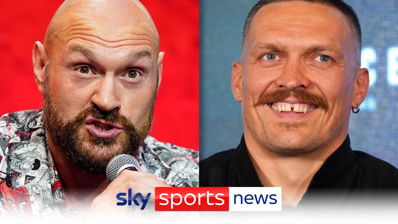 Tyson Fury and Oleksandr Usyk sign contracts for undisputed world heavyweight title fight