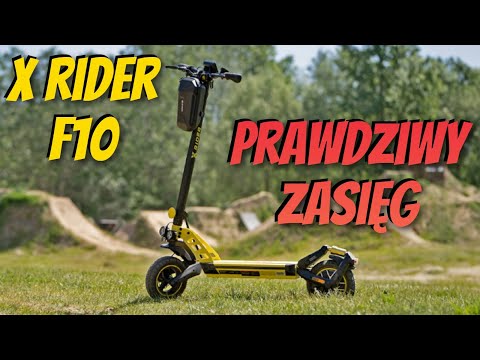 Prawdziwy zasięg X Rider F10 - Ile przejedzie hulajnoga na jednym ładowaniu? TEST na pełnej mocy