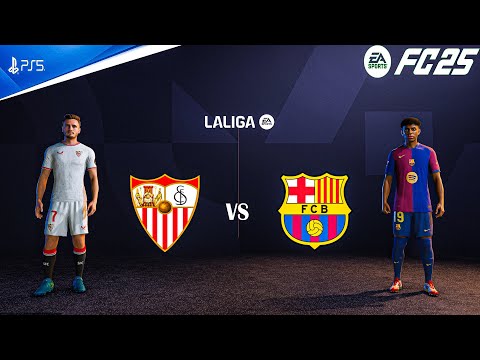 FC 25 - Sevilla Vs Barcelona | LaLiga 24/25 Full Match | PS5™ [4K60]