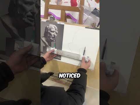 A student discovered the best way to draw !