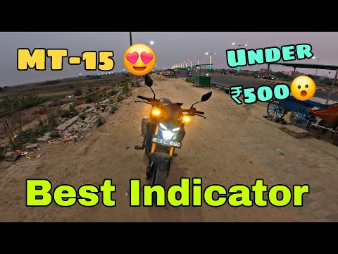 MT-15 Best Indicator😍 Under ₹500😮#mt15riders #bikershorts #mt15loverz #bestindicator #rider