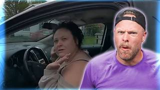 Woman with "meth tattoo" gets SMOKED after fleeing in high speed chase