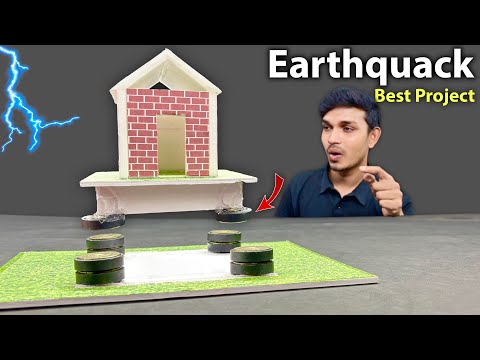 Magnetic House for Earthquake | Inspire Award Project | Best science Project