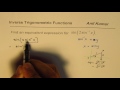 Finding Equivalent Expressions for Sine
