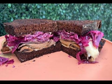 Best Mushroom Recipes:  Philip Speer's Smoked Oyster Mushroom Pastrami Reuben