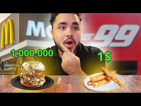 COMIDA DE $1 VS COMIDA DE $1,000,000!