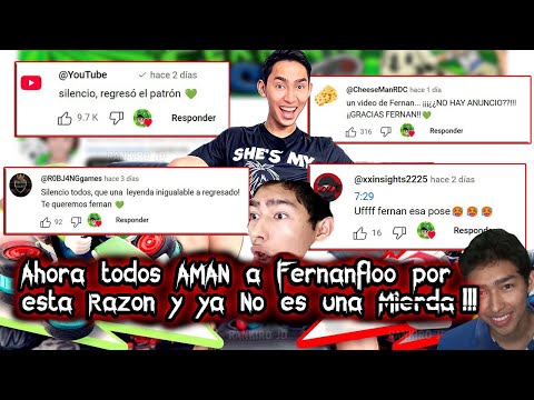 Ahora Todos AMAN a FERNANFLOO por este RAZON y ya no es una 💩