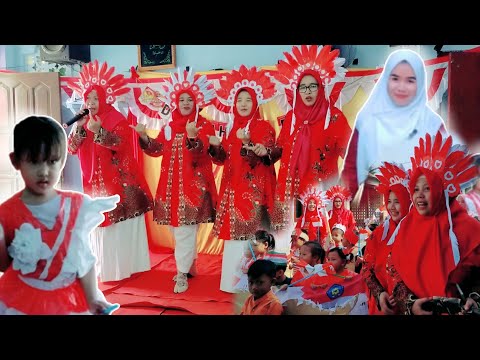 Bunda dan Kayla ikut pawai dan fashionshow, PAUD NURUL ISHLAH memperingati HUT RI yang ke 78
