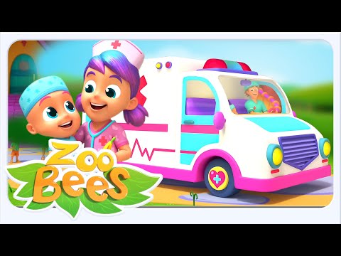Bánh Xe Trên Xe Cứu Thương Bài Hát |  Video Học Tập  Về Phương Tiện Vận Tải Dành Cho Trẻ Em