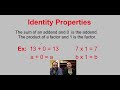 Exploring Algebraic Properties and Operations