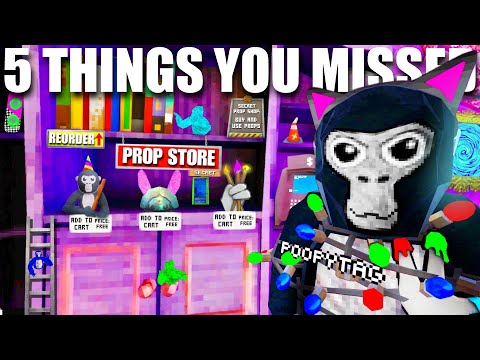 5 Secrets You MISSED In Gorilla Tags NEW Update