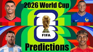 2026 World Cup Predictions