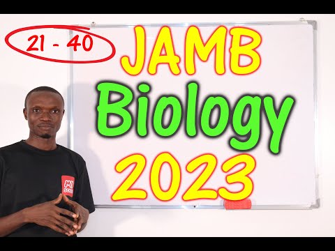 JAMB CBT Biology 2023 Past Questions 21 - 40