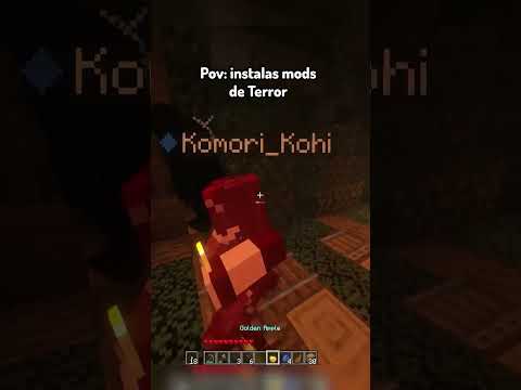 Pov instalas mods de Terror #shorts #minecraft