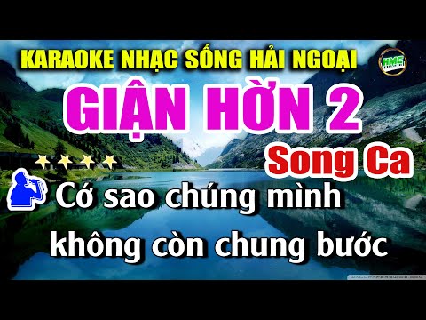 Karaoke Liên Khúc Song Ca Nhạc Sống Chiều Mưa Hải Ngoại Dễ Hát | Giận Hờn 2 | Nhạc Sống Minh Công