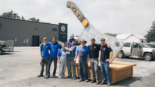 World's Largest Meat Cleaver? Bearded Butchers’ Massive New Landmark