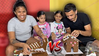 BUILDING A GINGERBREAD HOUSE! (FUNNY) (MUST WATCH) {VLOGMAS DAY 23}