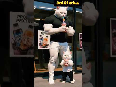 This Moment Made Everyone Cry 😭 | Cat & Dad Story #aicat #cartooncat #sadstory #meow #shortsfeed