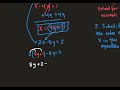 Solving Systems of Equations