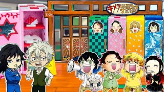 【鬼滅の刃「キメツ学園！」竈門 炭治郎、竈門 禰豆子、我妻 善逸、嘴平 伊之助、きめつドールハウス🦑SQUID GAME もしも竈門 炭治郎がイカゲームの選手になります🍭Kimetsu Academy