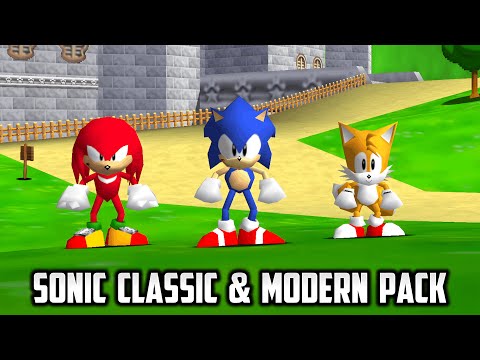 ⭐ Super Mario 64 PC Port - Sonic Classic and Modern Pack