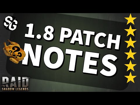 [RAID SHADOW LEGENDS] 1.8 PATCH! - THEY ARE WAITING TO TURN IT ON, TODAY!