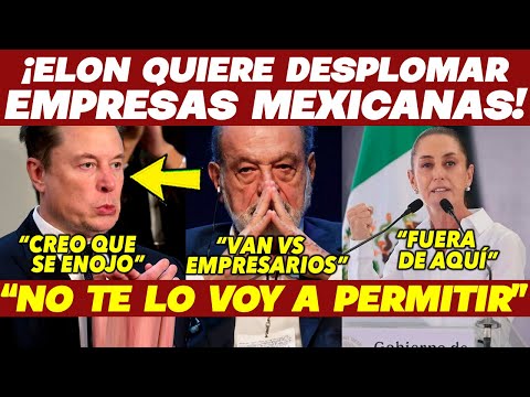 ELON MUSK CAE EN SU PROPIA TRAMPA! CLAUDIA LO FRENA. AQUI NO. PIÑA ENN SHOCK, LE QUITARIAN CONTROL