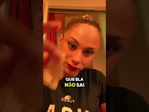 Segredo do cabelo das atletas de nado sincronizado  #curiosidades