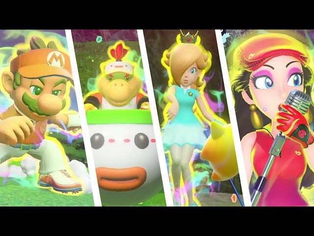 Mario Golf Super Rush - All Characters Special Shot