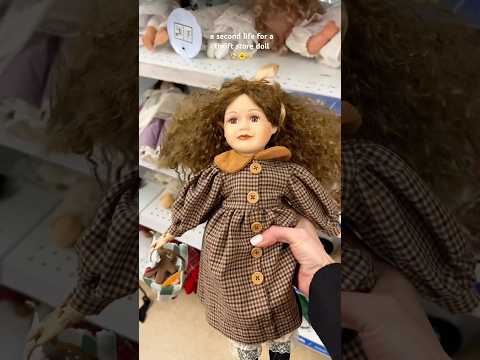 Someone had this beauty before me..🥹 #asmr #thrifty #recycling #doll