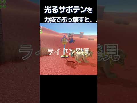 光るサボテンを力技でぶっ壊すと、、【マリオオデッセイ】#マリオ  #マリオオデッセイ #スーパーマリオオデッセイ