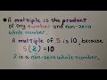 Understanding LCM and GCF Concepts