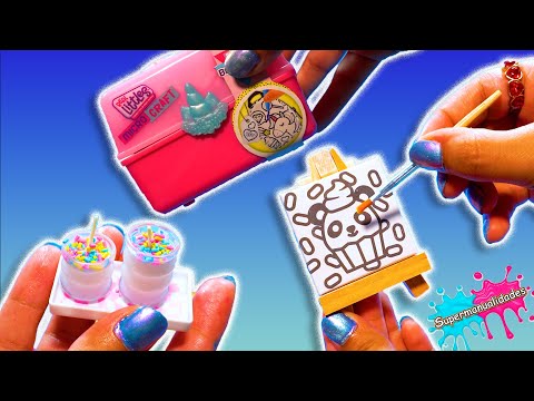 DIY mini manualidades (Real Littles micro craft y Mini Verse) - Supermanualidades