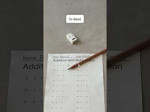 Eraser is Bored