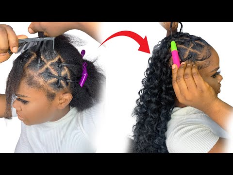 Gorgeous Crochet Hairstyle Using Braid Extension