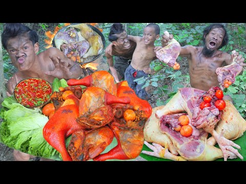 Primitive Cooking: Chicken Ting in the Wild!