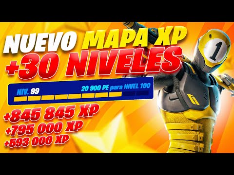 El MEJOR MAPA de XP Para SUBIR de NIVEL +1,000,000 de XP (BUG de XP) FORTNITE Capitulo 2 REMIX!