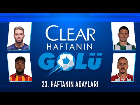 Trendyol Süper Lig 23. Haftanın En Güzel Golleri 2024/25 #Clear