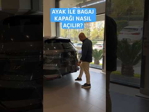 OTOMATİK BAGAJ KAPAĞI AYAK İLE NASIL AÇILIR?