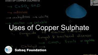 Uses of Copper Sulphate
