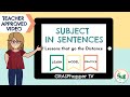 Understanding Subjects in Sentences