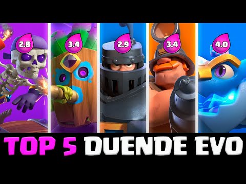 ¡Los 5 MEJORES mazos con DUENDE LANZADARDOS EVOLUCIONADO! 🔥 | Clash Royale