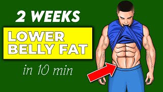 Burn Off Lower Belly Fat In as FAST as 10 Min