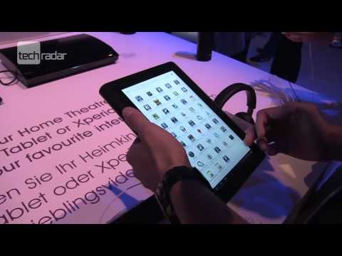 (ENGLISH) Sony Tablet S Hands-on Review