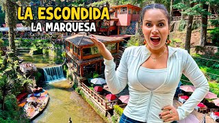 El restaurante MÁS BONITO de MÉXICO con BUFFET ECONÓMICO!!! La Escondida La Marquesa