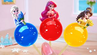 Mini Mermaid Princess Jelly🍭Satisfying Miniature Ariel Princess Jelly Cake Decorating Ideas🍭