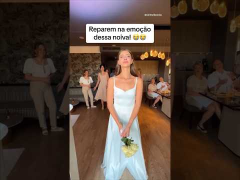 Ela surpreendeu sua mãe no dia do seu casamento. LINDO! 🥹❤️