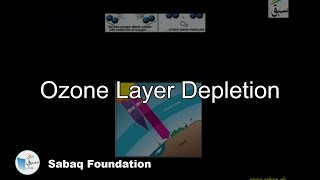 Depletion of Ozone Layer