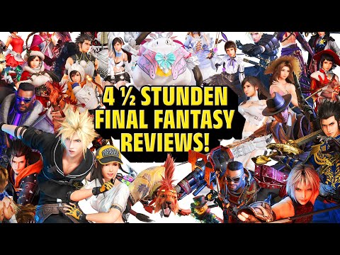 4 ½ Stunden FINAL FANTASY Games im REVIEW / TEST! 😮 Über 10 Jahre Games-Expertise im Video-Marathon