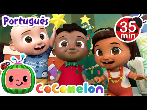 O Natal Está Chegando! | Melhores Canções de CoComelon Natal! | Músicas Infantis em Português